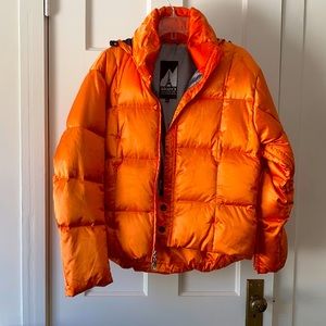 Skea ski coat orange size 8 down